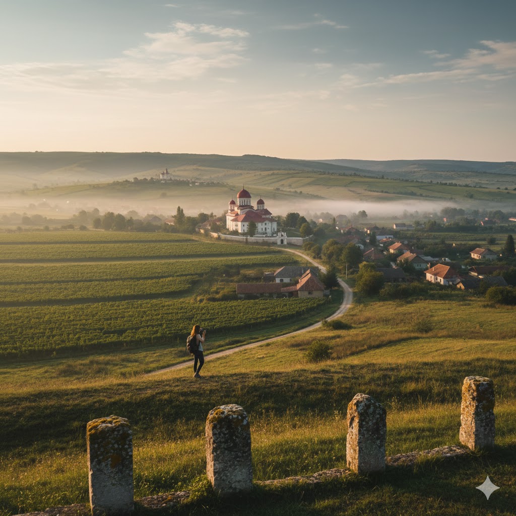 Moldova’nın kırsal doğası, üzüm bağları ve sakin köy manzarasıyla Avrupa’nın keşfedilmemiş sessiz cenneti
